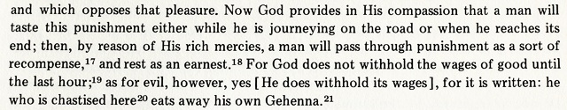 Photo of passage from Homily 32 of first edition of the Ascetical Homilies with a misinterpretation